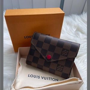 LOUIS VUITTON VICTORINE WALLET DAMIER EBENE